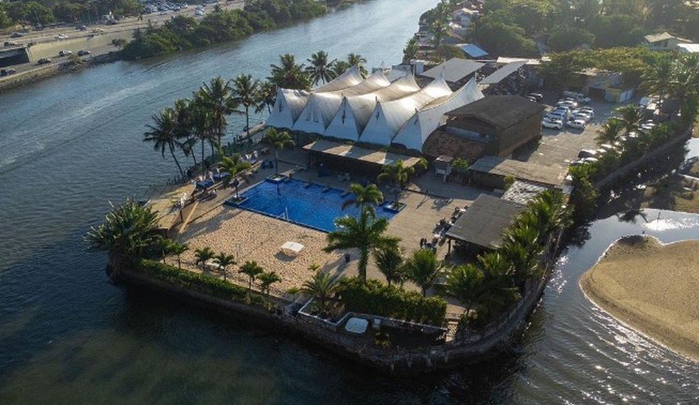 Rio Beach Club, na Barra da Tijuca — Foto: Reprodução redes sociais